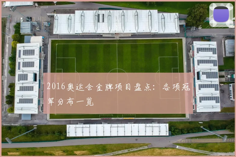 2016奥运会金牌项目盘点：各项冠军分布一览